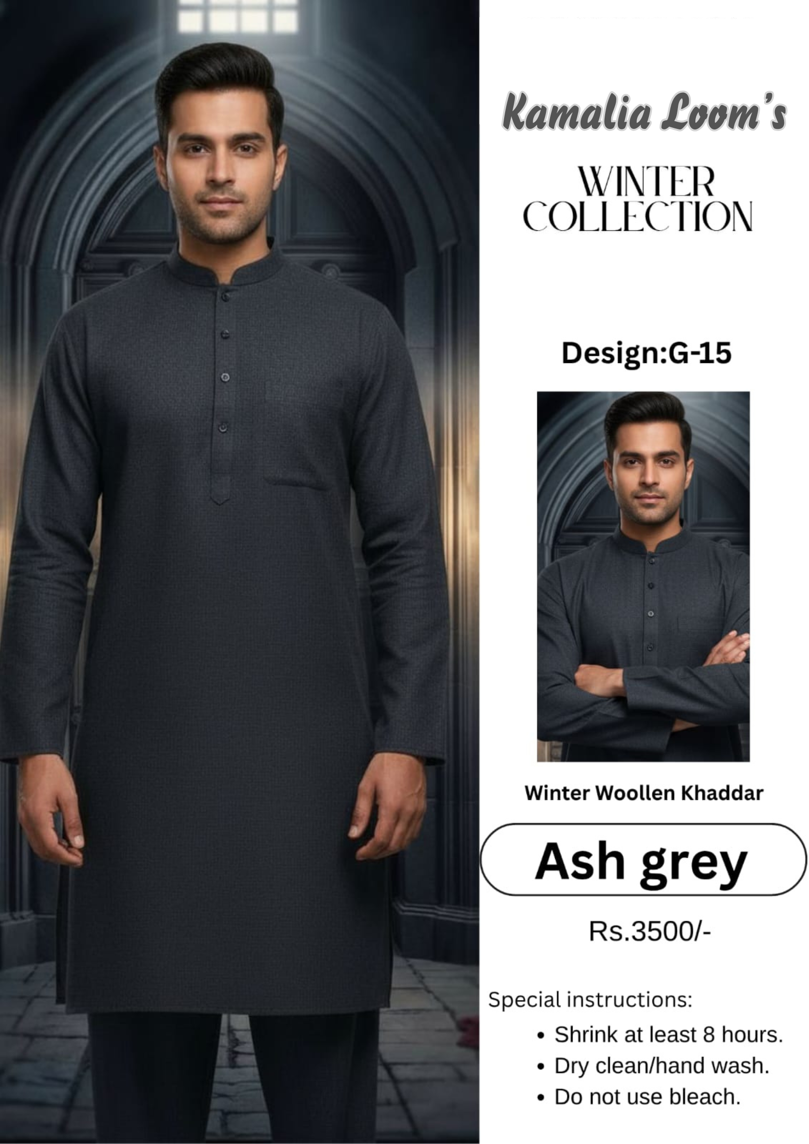 Kamalia Loom’s Winter Collection – Premium Woollen Khaddar