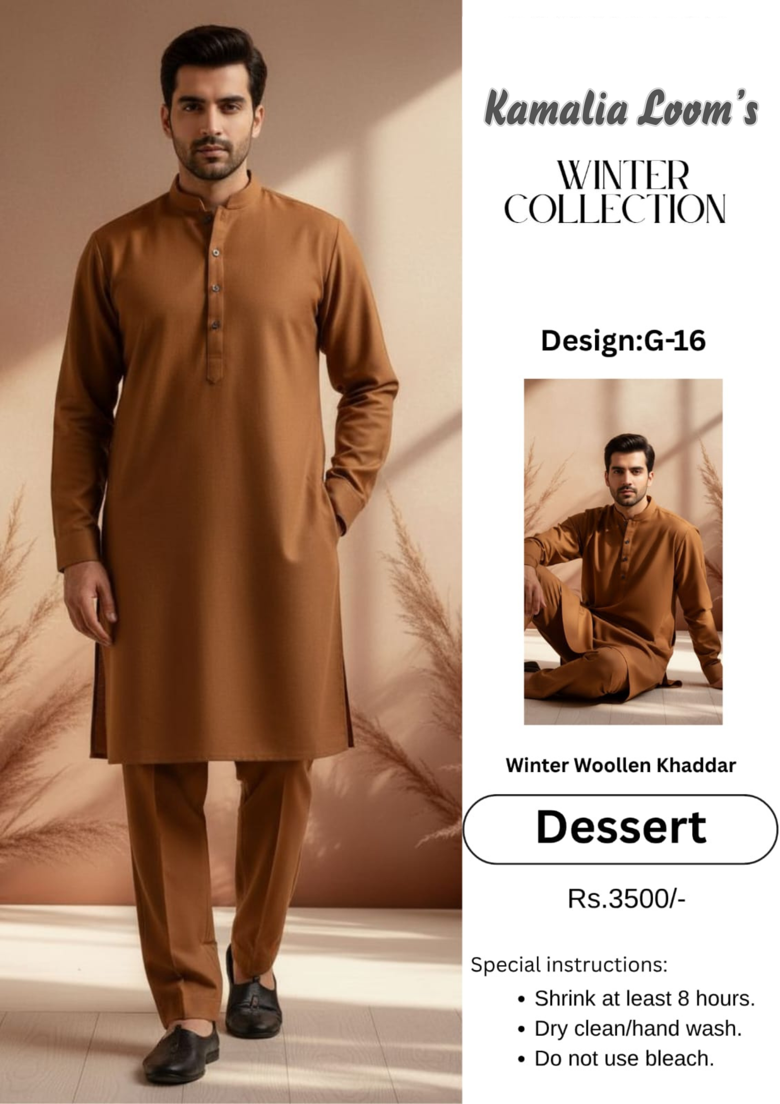 Kamalia Loom’s Winter Collection – Premium Woollen Khaddar