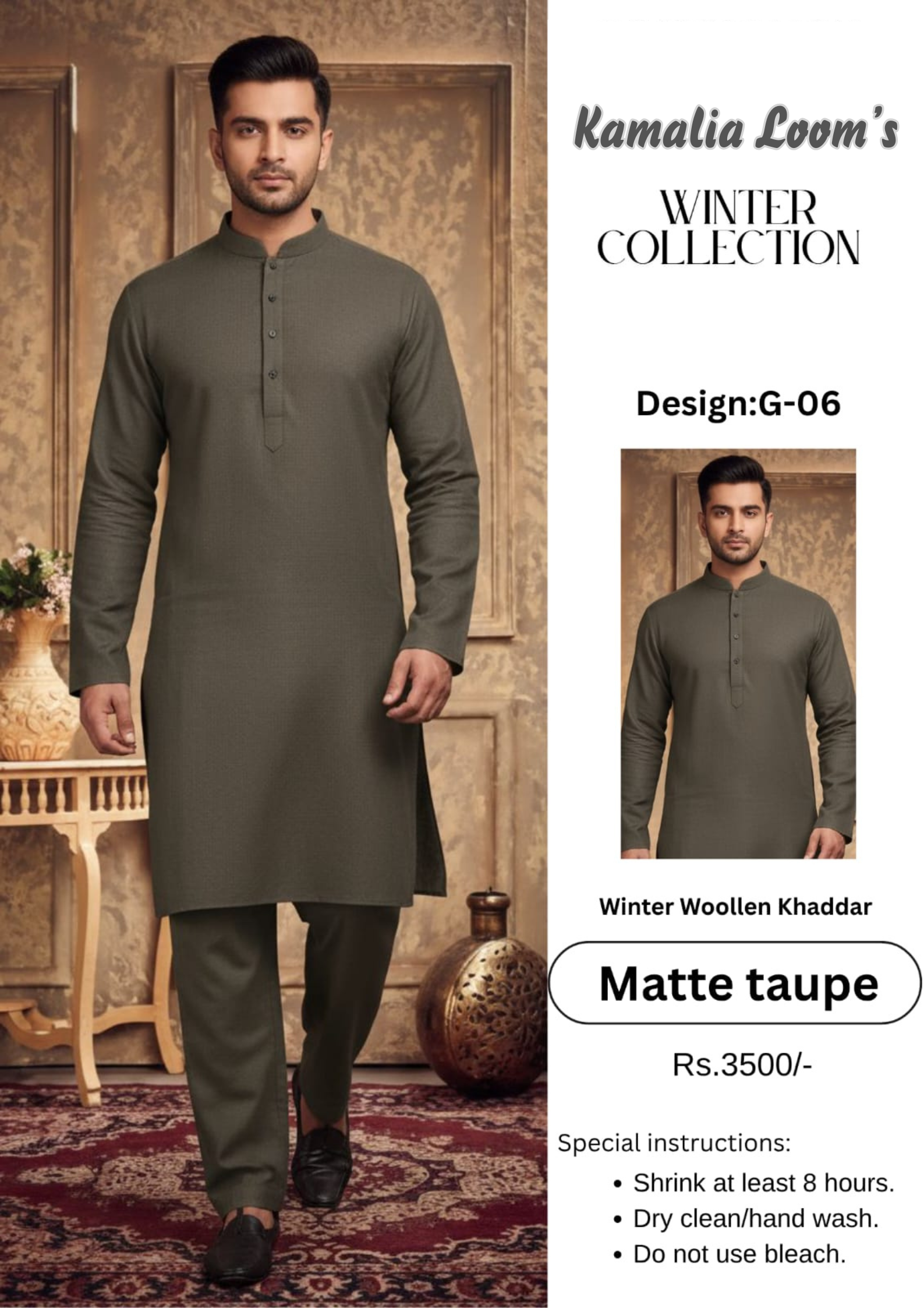 Kamalia Loom’s Winter Collection – Premium Woollen Khaddar